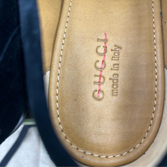 Men’s Gucci suede Jordaan loafer size 10.5 made in Italy - Picture 11 of 13